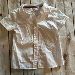 French toast white uniform top vguc 5y